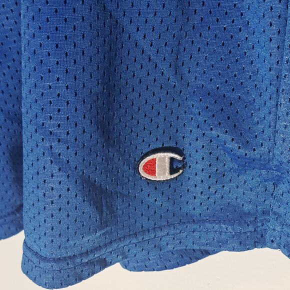 Champion Mesh Blue Athletic Shorts Men's XXL - Picture 3 of 6